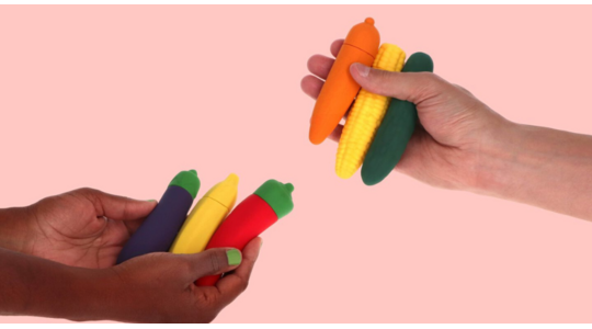 Vegan Toys vorm groente en fruit