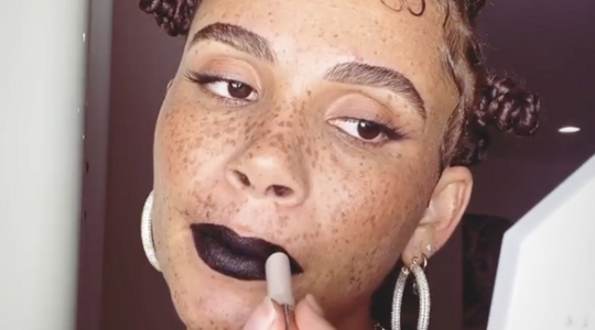 zwart lipstick