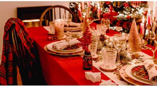 kerstmenu sterrenbeeld