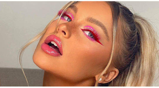 gekleurde mascara