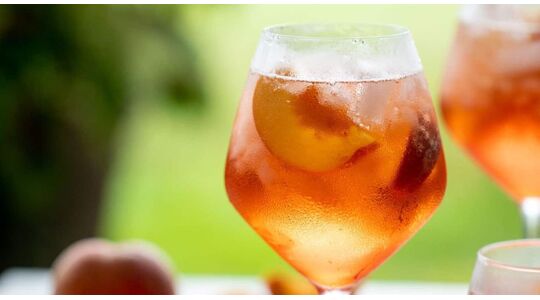 Peach Aperol Spritz