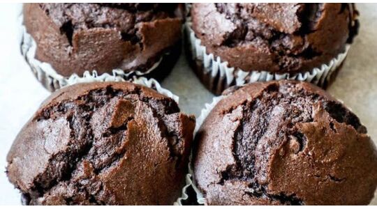 gezonde chocolade muffins