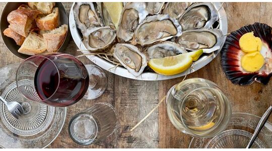 oesters wijn