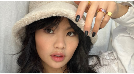 Leather look trend nagels