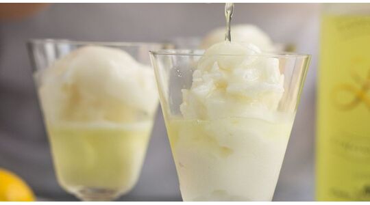 Limoncello prosecco ijs