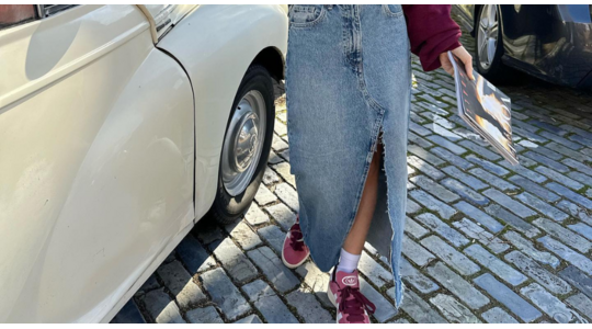 denim rok