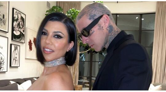Kourtney Kardashian en Travis Barker