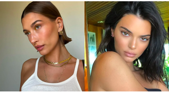 hailey bieber kendall jenner