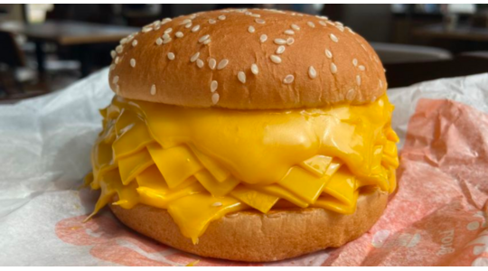 cheeseburger kaas