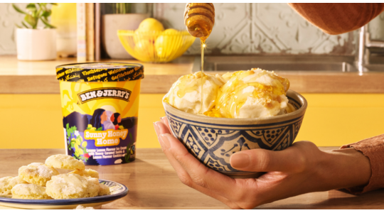 ben & jerry's ijs nieuwe smaak sunny honey