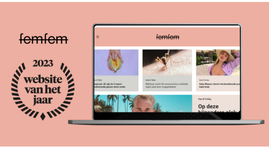 fem fem website van het jaar