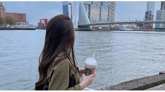 koffie drinken in Rotterdam