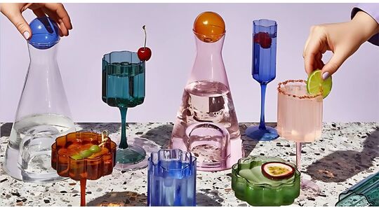 glas coupes kerst