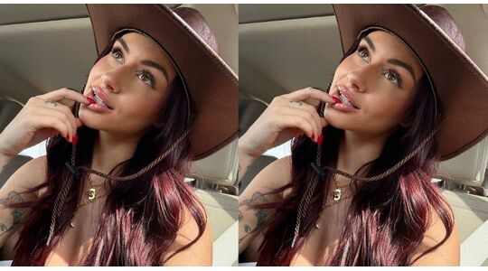 Rood haar op coachella