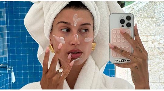 Hailey Bieber Met Gala skincare routine