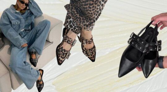 Ganni slingback-dupes