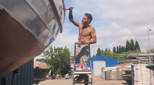 Douwe bob woonboot binnenkijken