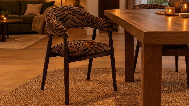 Kwantum Eetkamer Stoel Domaso in de woonkamer.