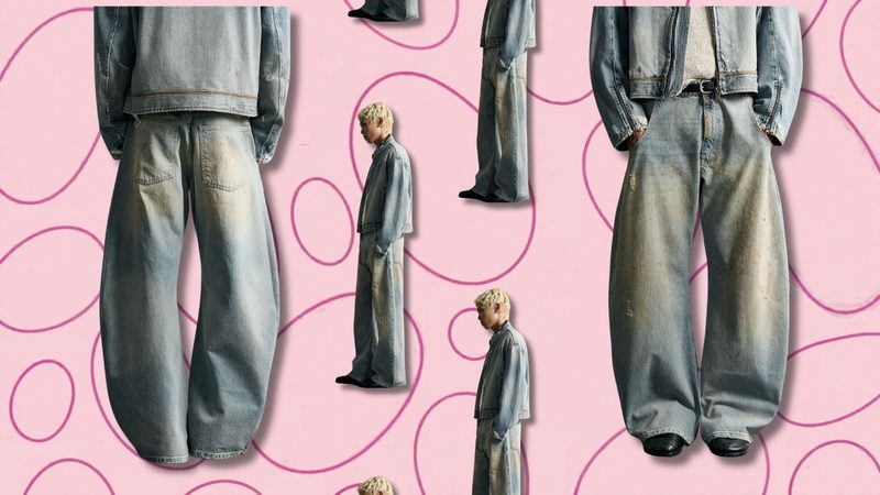 Barrel jeans van Zara