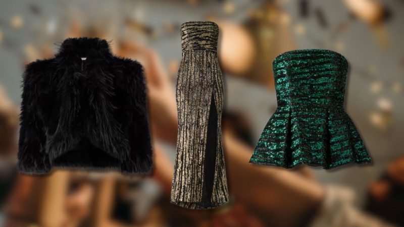 Elie Saab x H&M items.