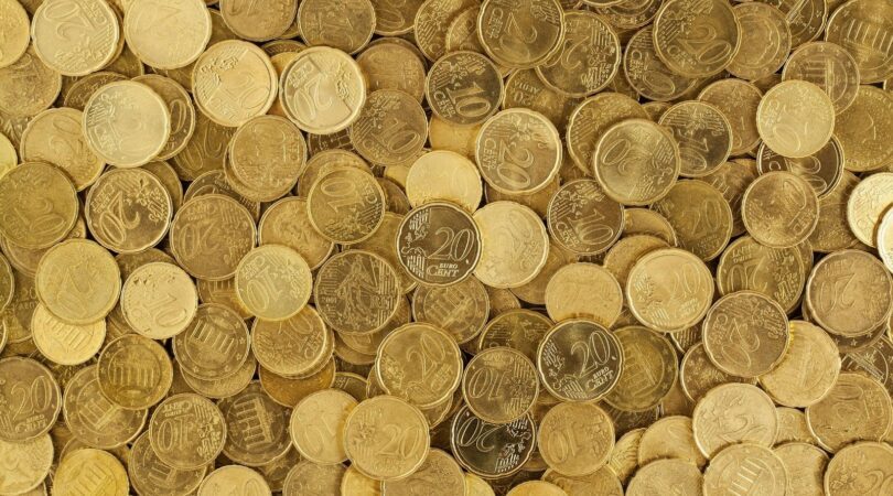 Muntjes van 10 en 20 cent.