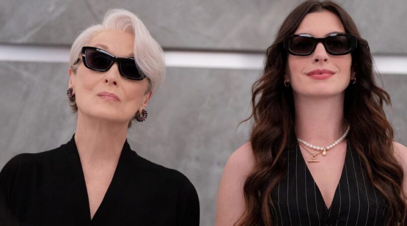Miranda en Andy in The Devil Wears Prada.
