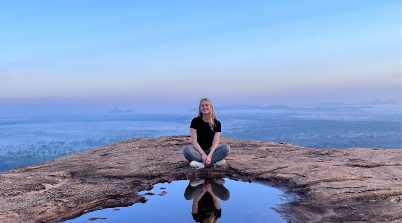 Romy in Sri Lanka.