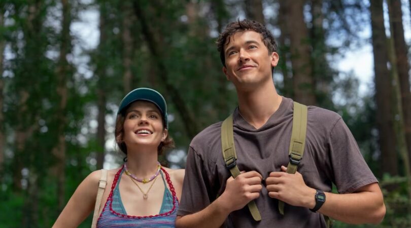 Man en vrouw op backpackreis.