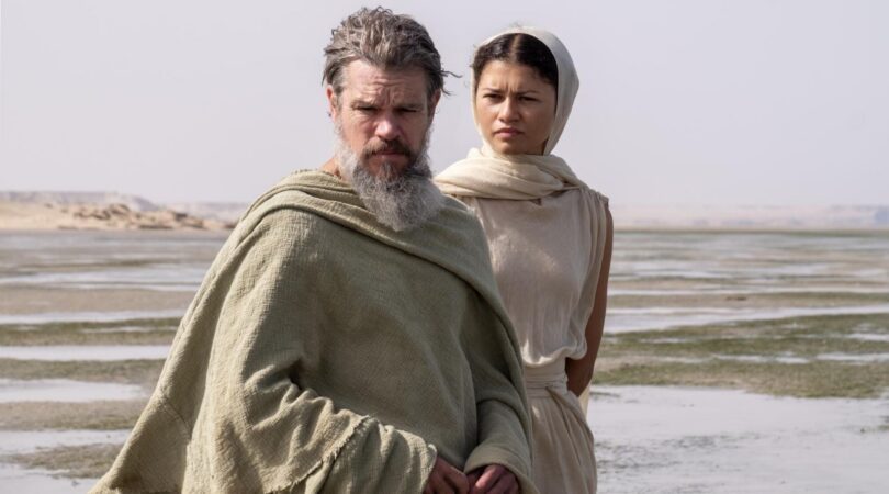 Zendaya en Matt Damon in The Odyssey.